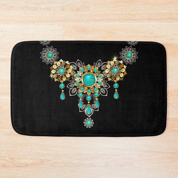 Item preview, Turquoise Filigree... An intricate necklace design with turquoise gem stones designed and sold by Wonder & Whimsy.