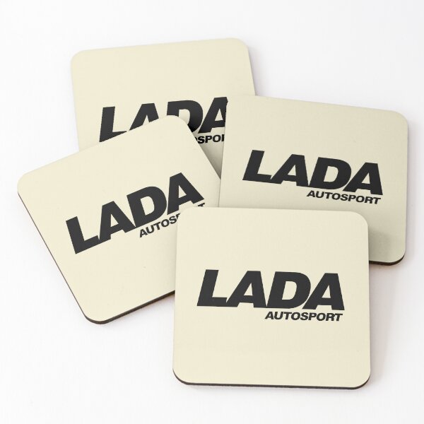 Item preview, Lada Autosport logo (black) designed and sold by VEB Ostladen.