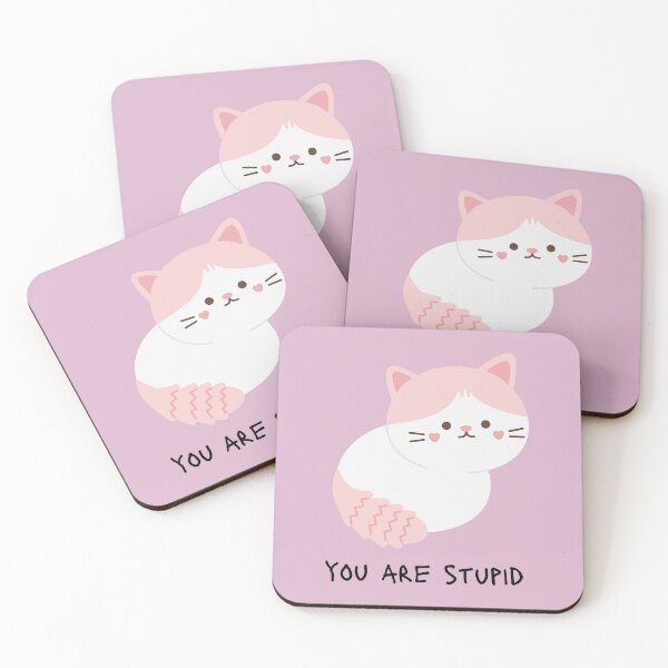 Item preview, You Are Stupid Cat designed and sold by KittyKatDesign.