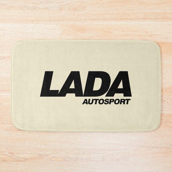Item preview, Lada Autosport logo (black) designed and sold by VEB Ostladen.