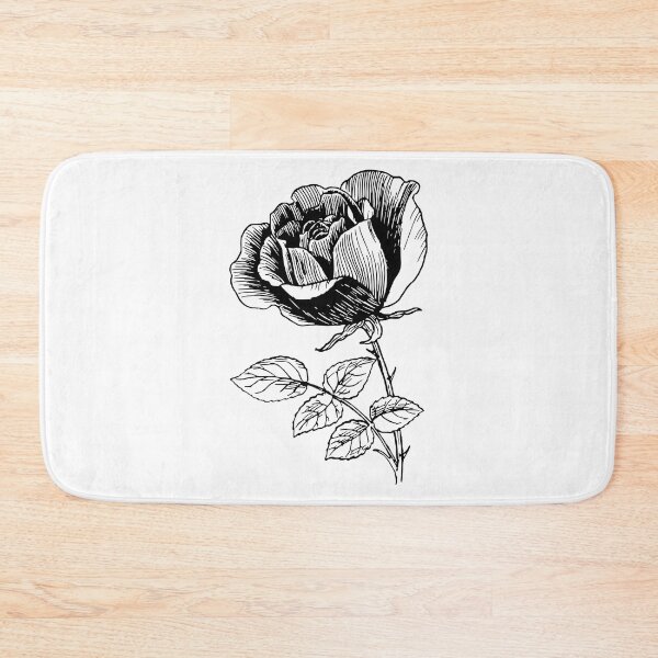 Item preview, Rose Flower drawing designed and sold by LeoLabs.
