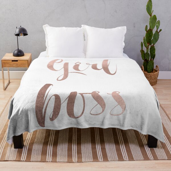 Item preview, Girl boss - rose gold designed and sold by peggieprints.