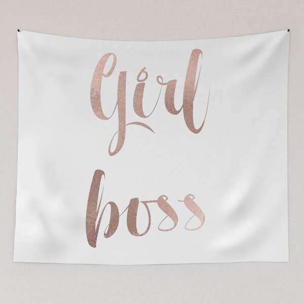 Item preview, Girl boss - rose gold designed and sold by peggieprints.