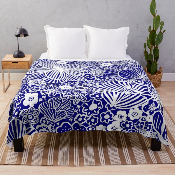 Item preview, Infinite Garden in navy designed and sold by studioanalog.