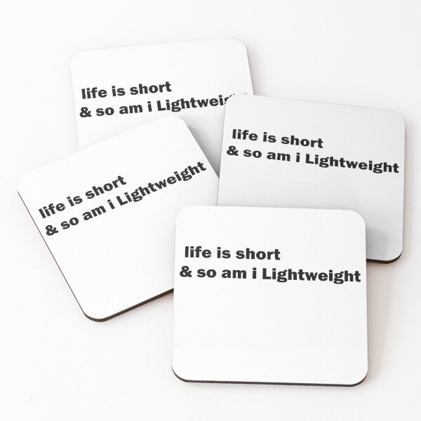 Item preview, life is short and so am I Lightweight  designed and sold by Micosmile.