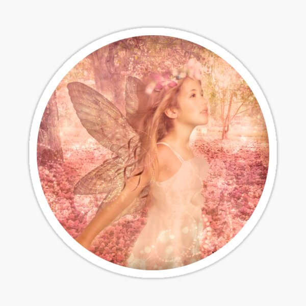 Cute Fantasy Fairy Tale Magic Spring Fairy Sticker
