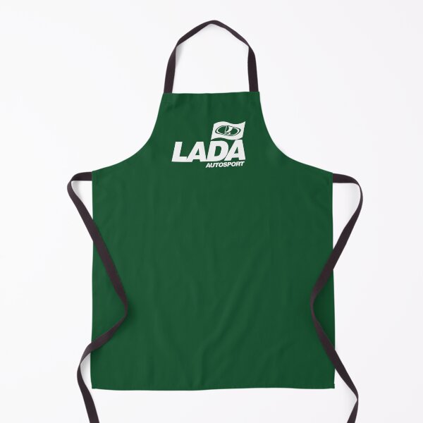 Item preview, Lada Autosport with flag logo (white) designed and sold by VEB Ostladen.