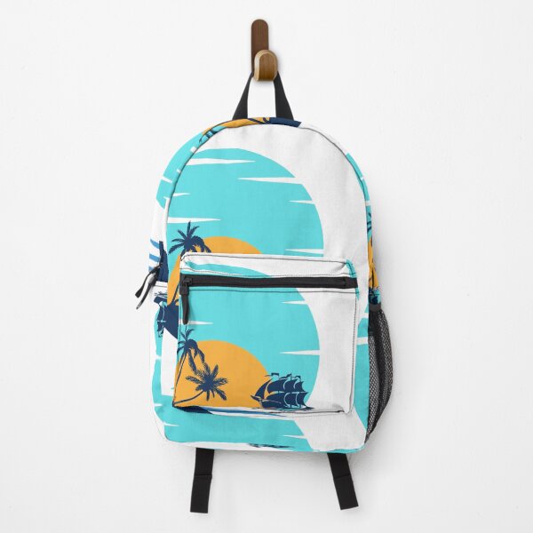 Item preview, Sunset Beach Bass Lake Plain Harbor Venice Nature Retro Boat Fishing designed and sold by Yakisha Gates.