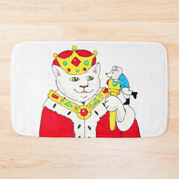 Item preview, "King Leo and Palace Mouse on Scepter" designed and sold by gigiamal.