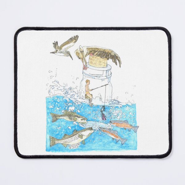 Item preview, Boy Fishing in a Bottle designed and sold by ArtbyTerrieD.