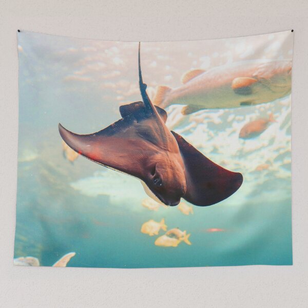 Item preview, ANIMALES #82 - Raya buceando entre peces designed and sold by DEL-Productions.