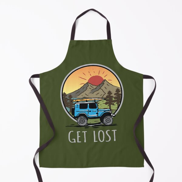 Item preview, Get Lost Vintage 4x4 Mountain Lake designed and sold by blackdogshop.