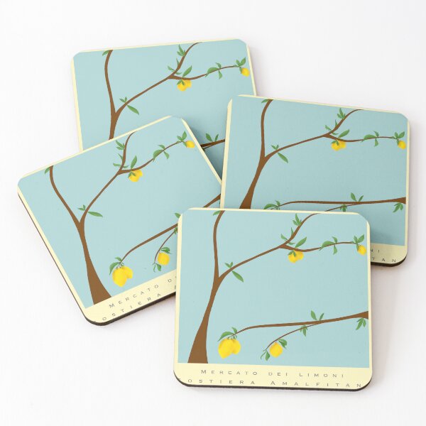 Item preview, Amalfi Coast Lemon Design Italian Lemons designed and sold by EllesBellesArt.