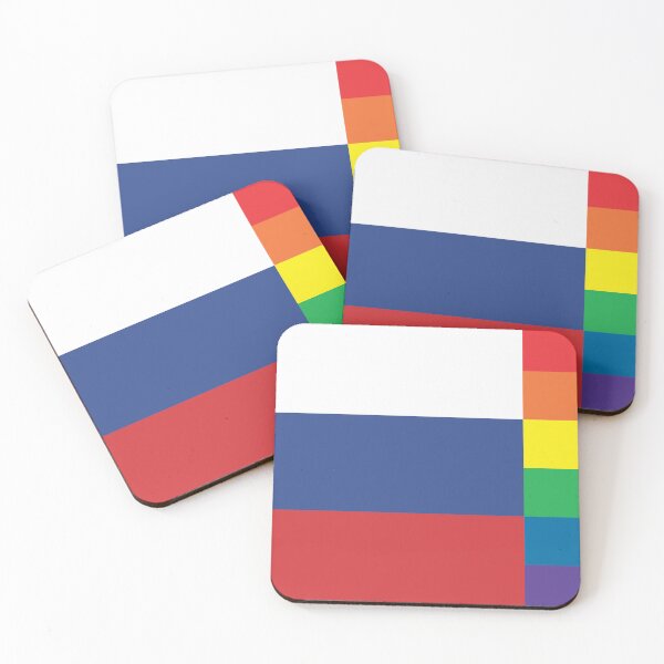 Item preview, Russia LGBT Pride Flag designed and sold by putaflagonit.