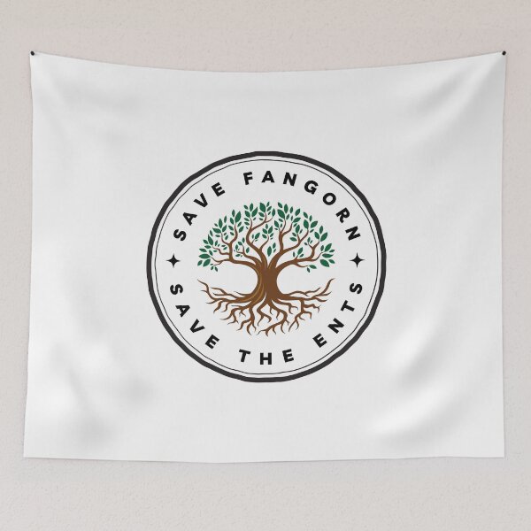 Item preview, Save Fangorn - Save the Ents - White - Fantasy designed and sold by Fenay Designs.