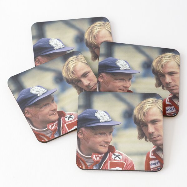 Item preview, Niki Lauda James Hunt Rivalry Ferrari F1 Poster designed and sold by F1 PhotoStop.