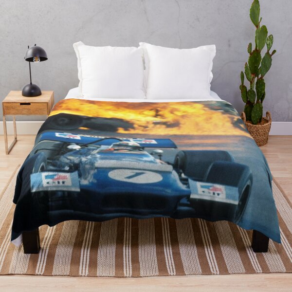 Item preview, Jackie Stewart Jarama 1970 F1 Fire Picture designed and sold by F1 PhotoStop.