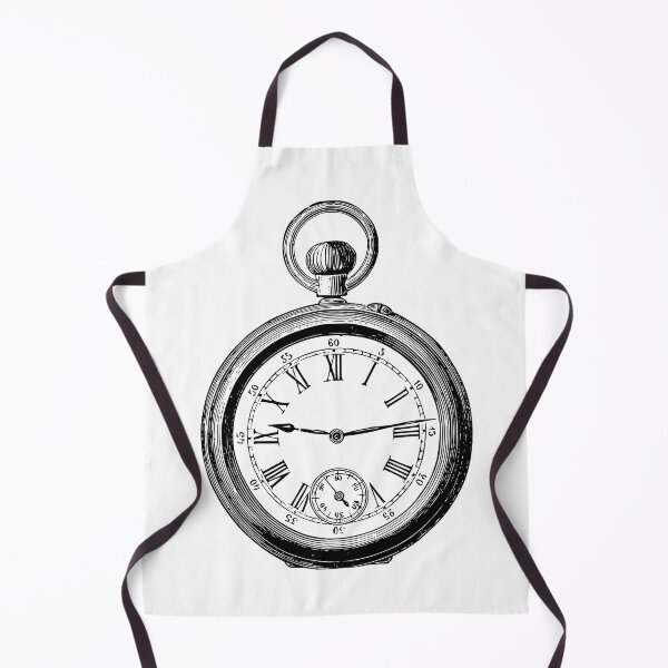 Item preview, Old Pocket Watch Drawing designed and sold by LeoLabs.