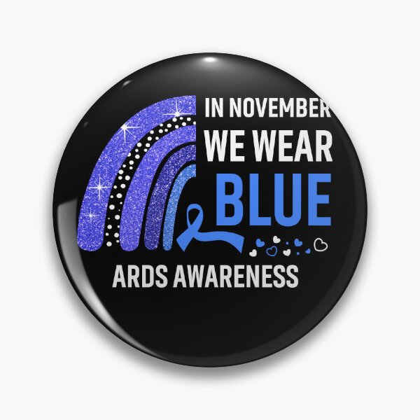 Item preview, Rainbow In November We Wear Blue ARDS Awareness designed and sold by Mnrshirley.