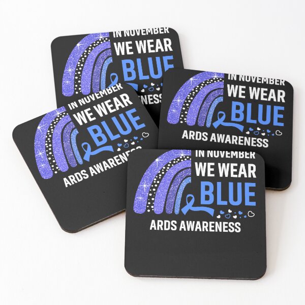 Item preview, Rainbow In November We Wear Blue ARDS Awareness designed and sold by Mnrshirley.