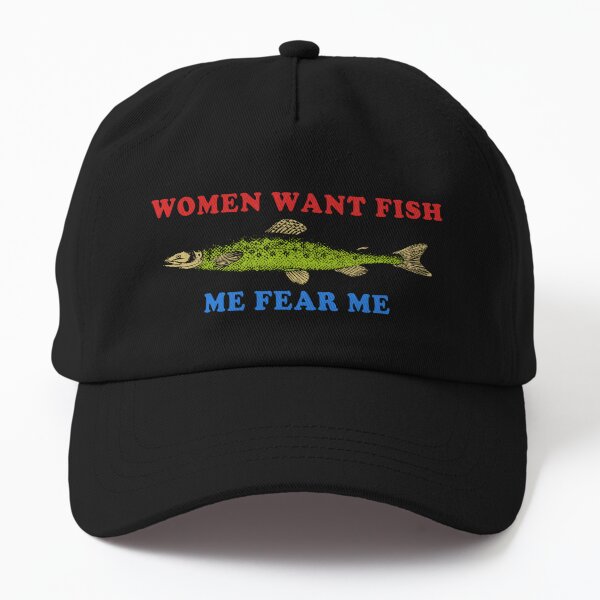 Embroidered Cap Fishermen, Meme Funny Hat For Fishing Lovers Corduroy Hat,  gift