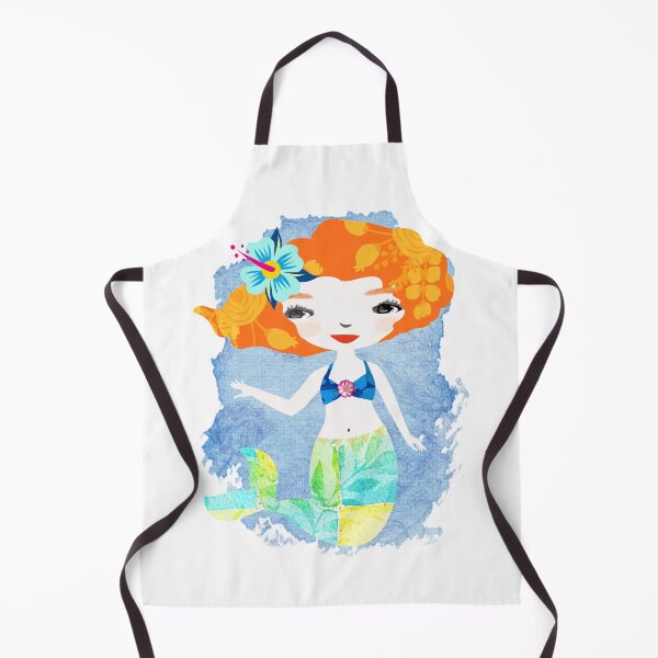 Item preview, Mermaid Girl Red Hair (Calista) designed and sold by ruby + acorn.
