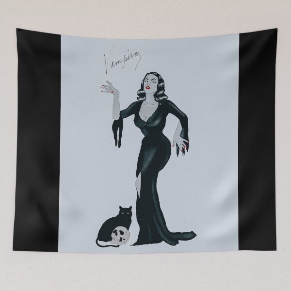 Item preview, Vampira Minimalist Art Print designed and sold by apopofbeauty.