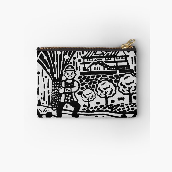 Item preview, Toyohashi gion matsuri fireworks festival depicted on manhole in Japan - Black designed and sold by mattraski.