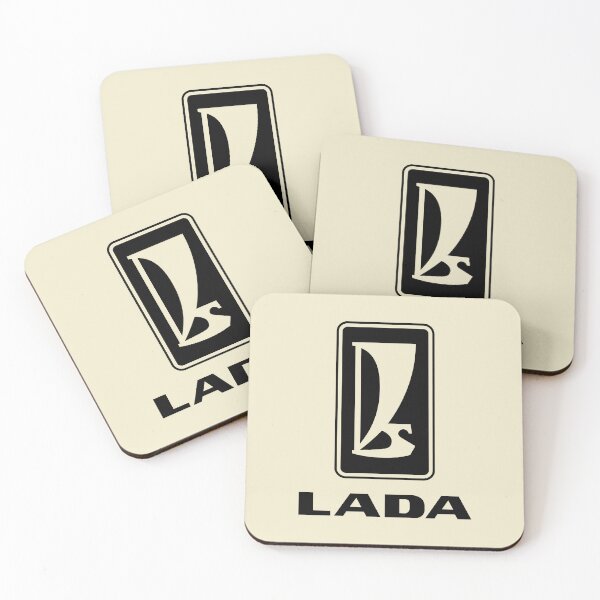 Item preview, Lada logo 1980s (black) designed and sold by VEB Ostladen.