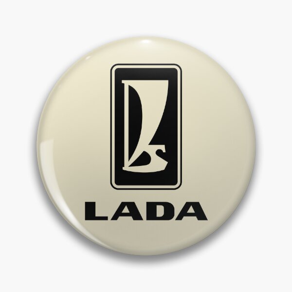 Item preview, Lada logo 1980s (black) designed and sold by VEB Ostladen.