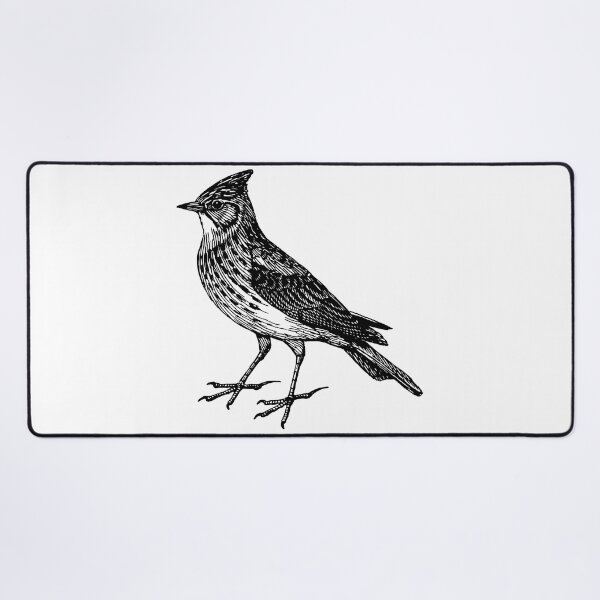 Item preview, Skylark Bird Drawing designed and sold by LeoLabs.