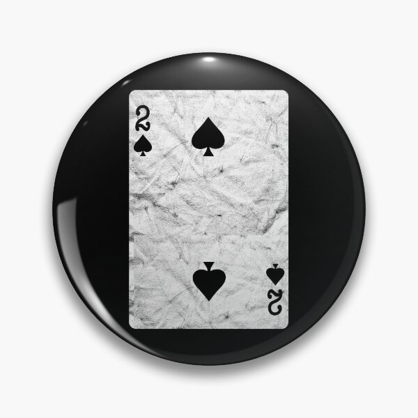 Item preview, Playing Cards 2 of Spades (distressed design) designed and sold by siggyspatsky.