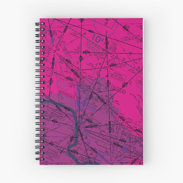 Item preview, Enroute Low Altitude Chart (ELUS3) dark pink designed and sold by LAPilotGirl.