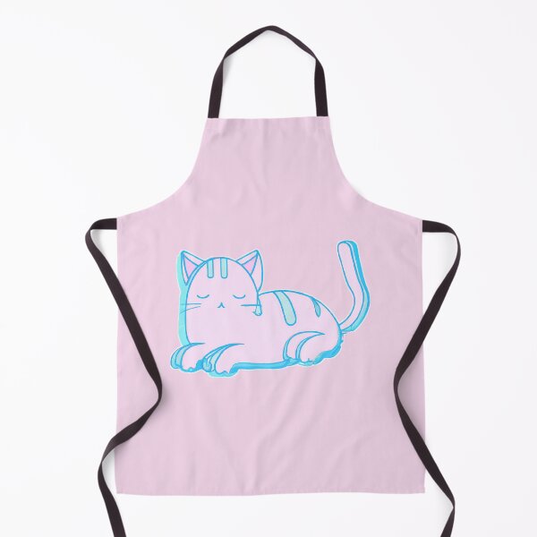 Item preview, a cat in the vaporwave style of the 90s, pastel color palette designed and sold by wavelengthss.