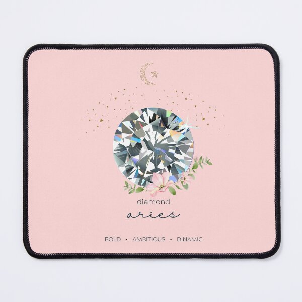 Item preview, Aries Diamond Zodiac Gemstone iPhone Case designed and sold by MagicWolfStar.