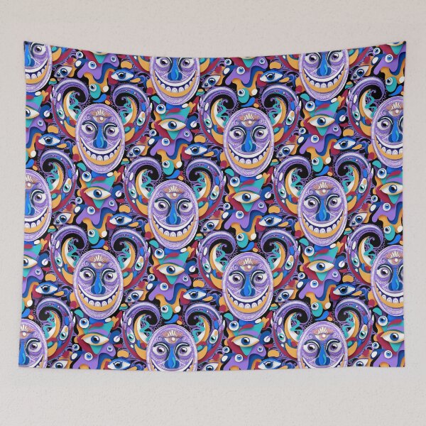 Item preview, Demon with Thousand Eyes Looking Into the Soul designed and sold by lissantee.