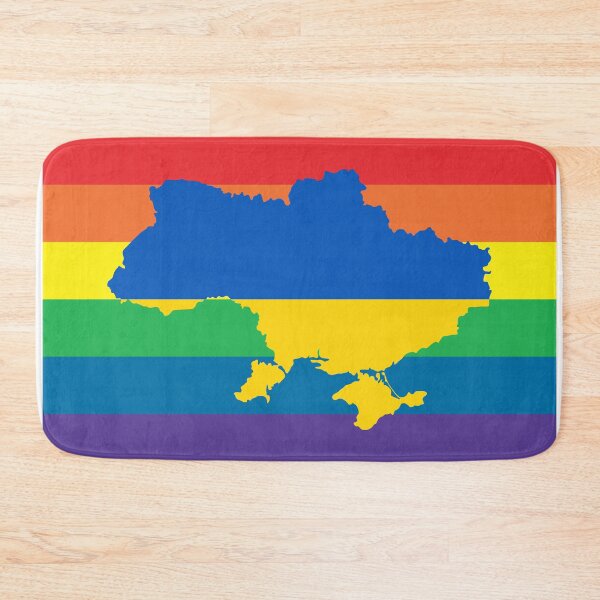 Item preview, Ukraine LGBT Pride Flag designed and sold by putaflagonit.