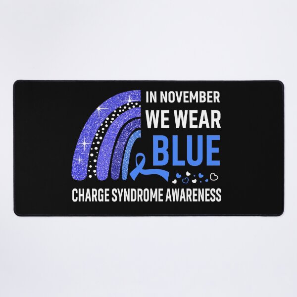 Item preview, Rainbow In November We Wear Blue Charge Syndrome Awareness designed and sold by Mnrshirley.