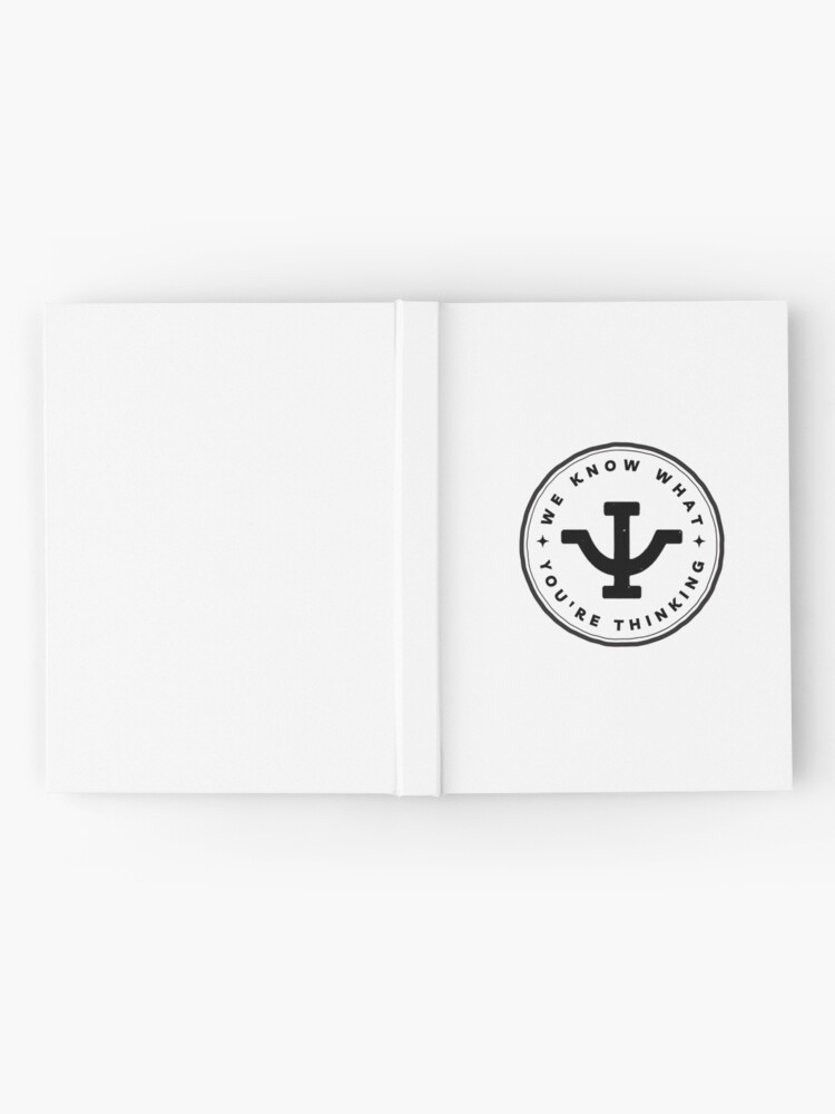 We Know What You Are Thinking - Psi - White - Sci-Fi&quot; Journal for 