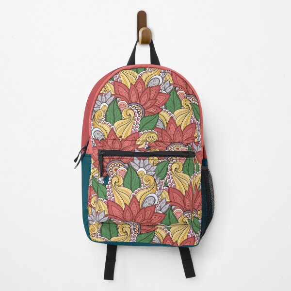Item preview, Doodle Pattern with Floral Motifs designed and sold by lissantee.