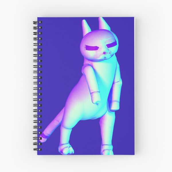 Item preview, a  full body of an alien cat, a bipedal cat, in the vaporwave style of the 90s, 3d rendered, pastel color palette designed and sold by wavelengthss.