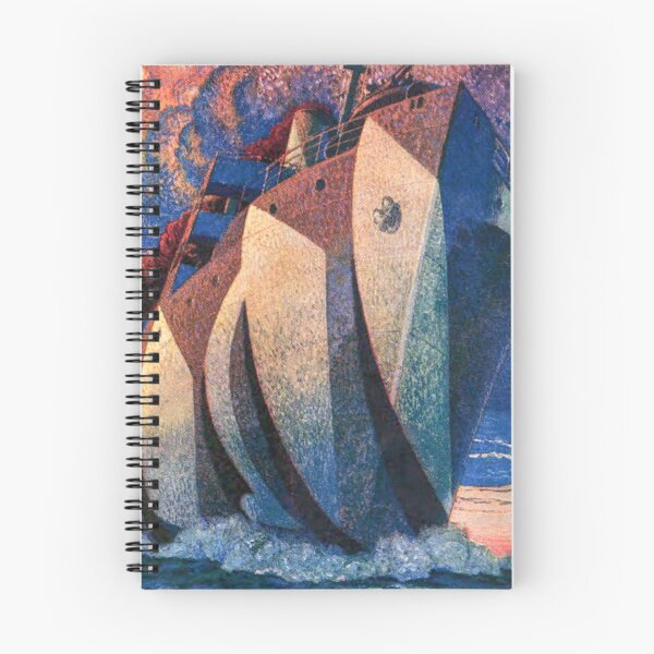 Item preview, Dazzle Camouflaged Ship / Cover Painting designed and sold by ersartz.
