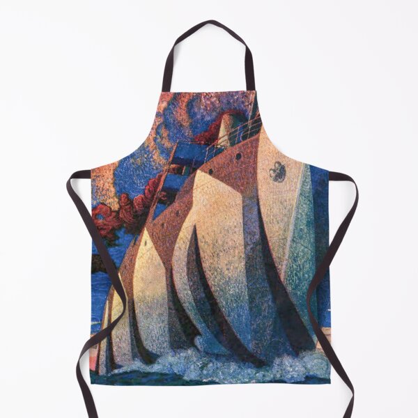 Item preview, Dazzle Camouflaged Ship / Cover Painting designed and sold by ersartz.