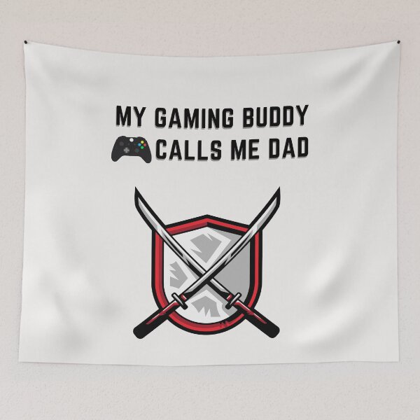 Item preview, my gaming buddy calls me dad, best gaming buddy, i am the best gamer, assassins games master  designed and sold by mustafatolba16.