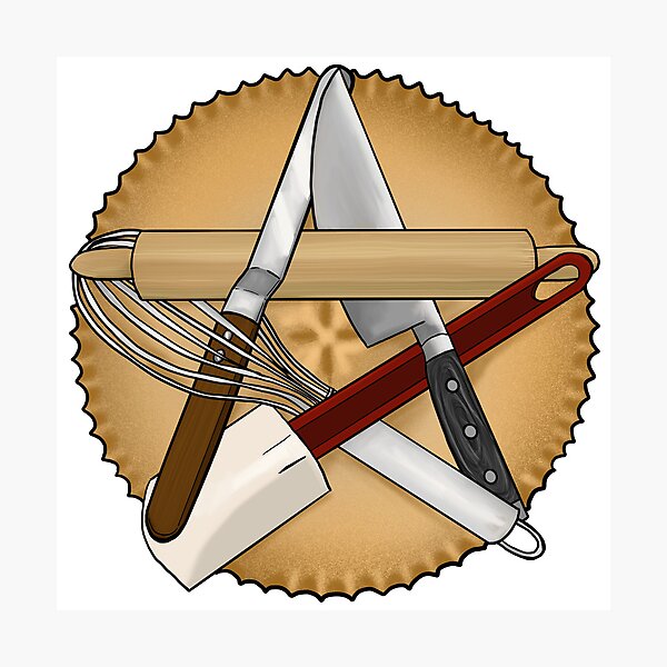 Vista previa del artículo con la obra «Pastelería Pentáculo», diseñado y vendido por WheatWitch.