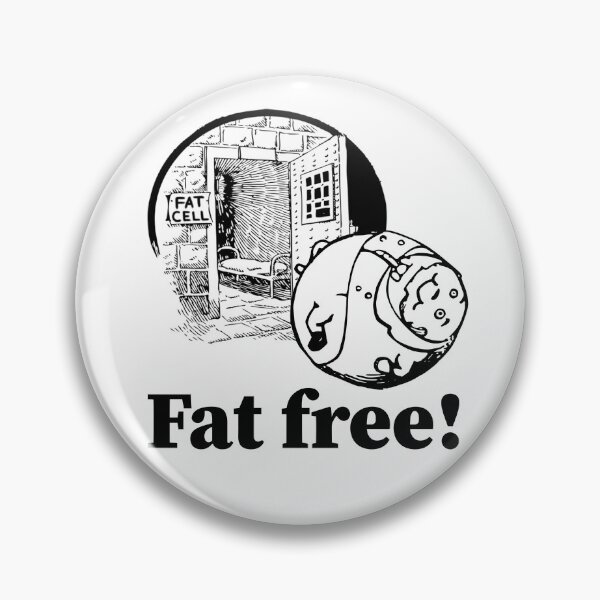 Item preview, Fat Free - Funny Health and Fitness Pun designed and sold by Technobesity.