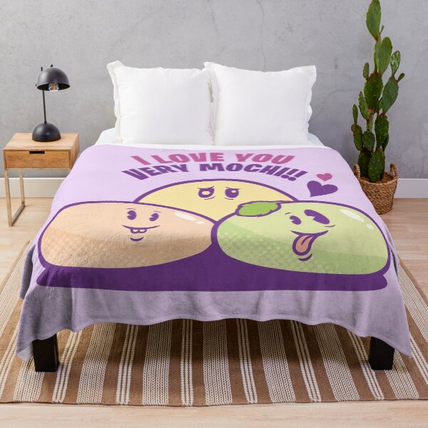 Item preview, I Love You Very Mochi Food Pun I Love You Very Much designed and sold by retrippy.