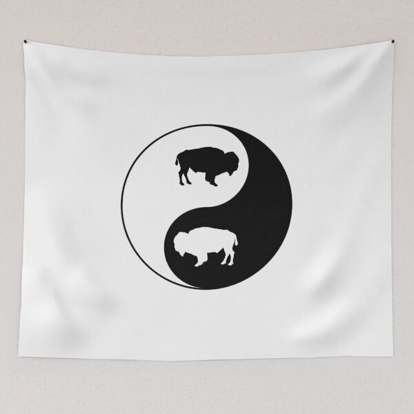 Item preview, Yin Yang Art - Bison designed and sold by DelirusFurittus.