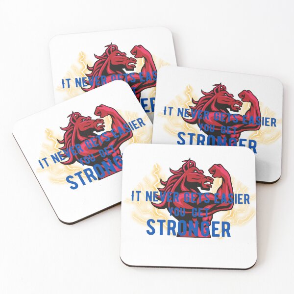 Item preview, it never gets easier you get stronger designed and sold by Soofingscapes.