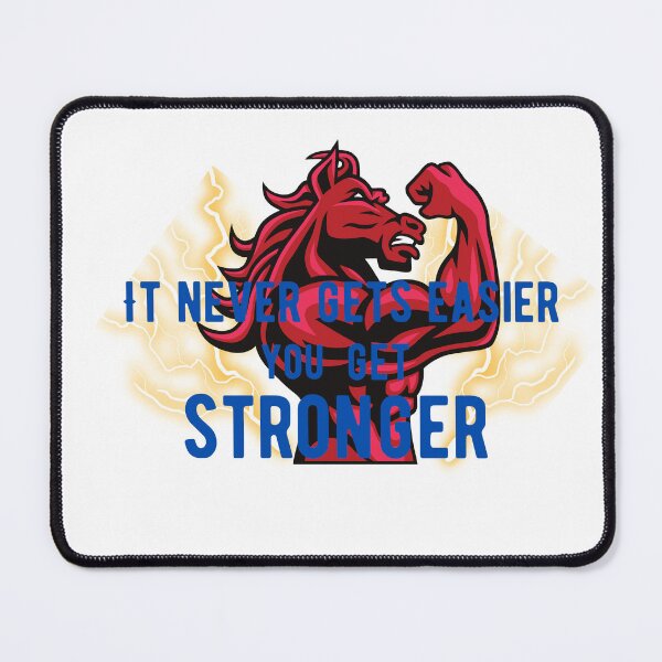 Item preview, it never gets easier you get stronger designed and sold by Soofingscapes.